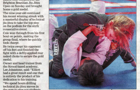 Elliott Cole is a Brazilian Jiu Jitsu athlete from Rochester in Kent and fights for Combat Sports Academy