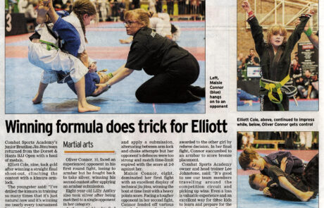 Elliott Cole is a Brazilian Jiu Jitsu athlete from Rochester in Kent and fights for Combat Sports Academy