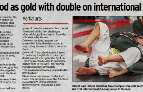 Elliott Cole is a Brazilian Jiu Jitsu athlete from Rochester in Kent and fights for Combat Sports Academy